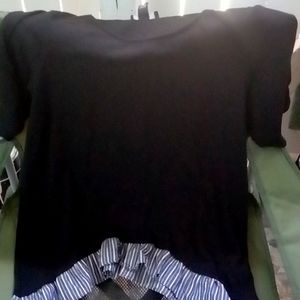 Black and striped AGB shirt